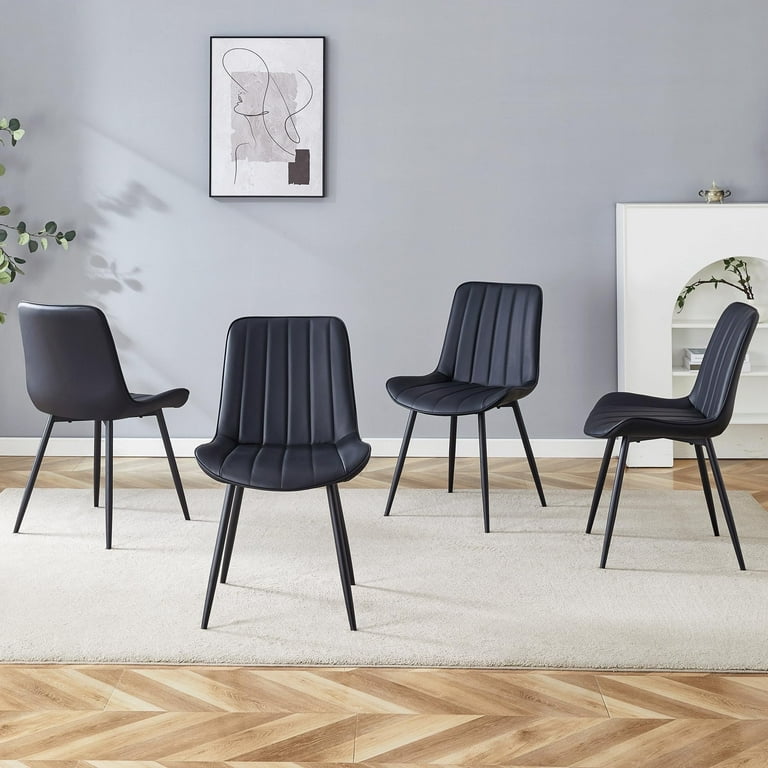 Cushioned Kitchen Side Chairs for Dining Room or Living Room