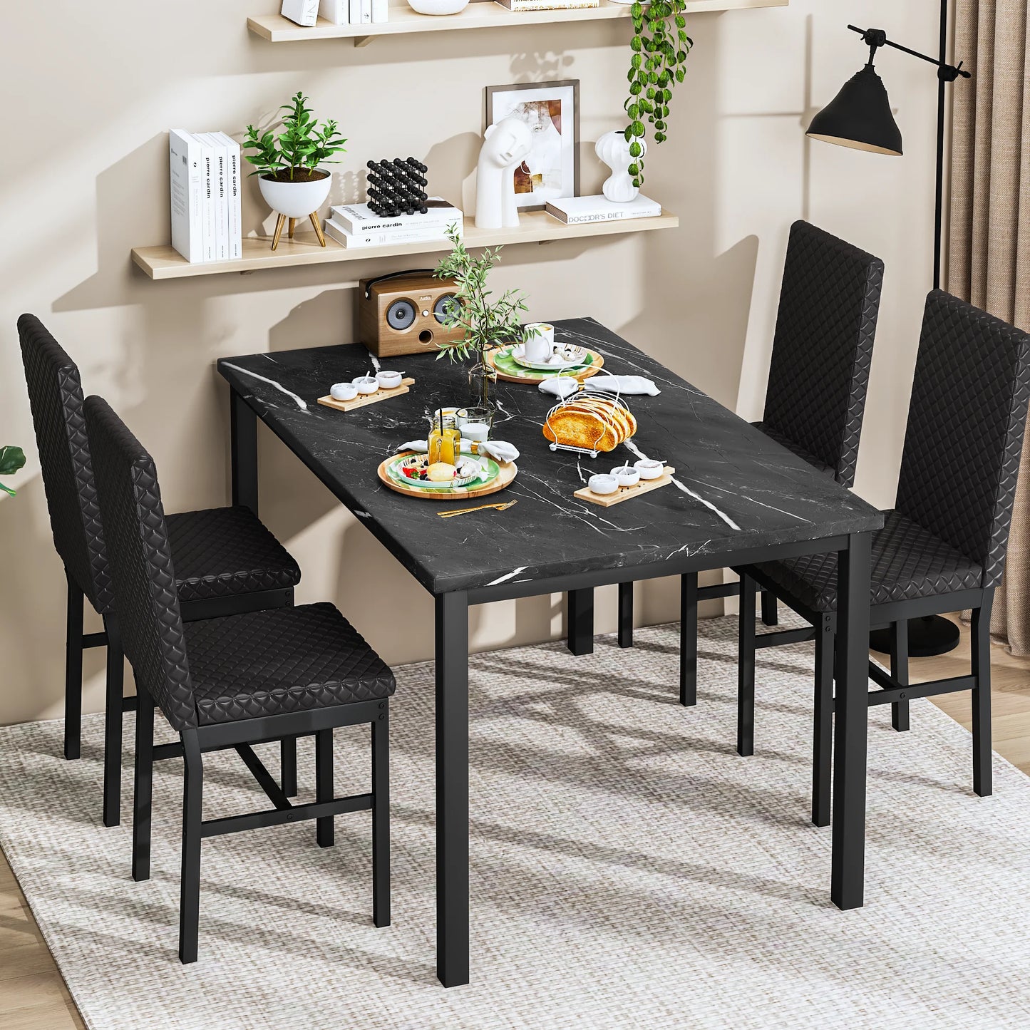 5 Piece Dining Table Set
