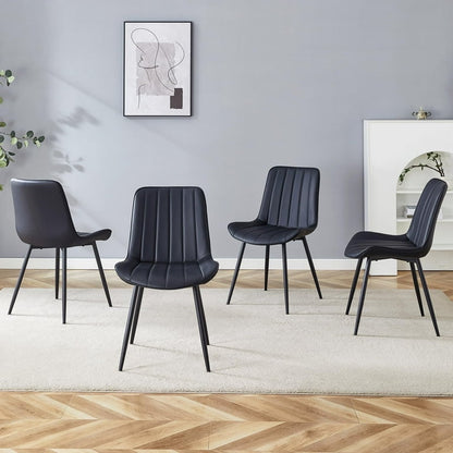 Cushioned Kitchen Side Chairs for Dining Room or Living Room