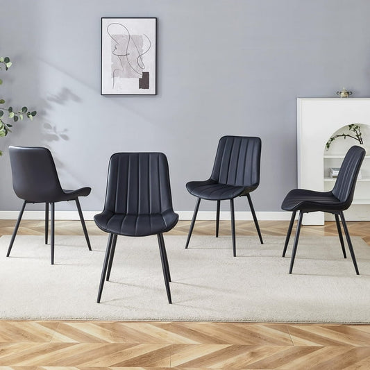 Cushioned Kitchen Side Chairs for Dining Room or Living Room
