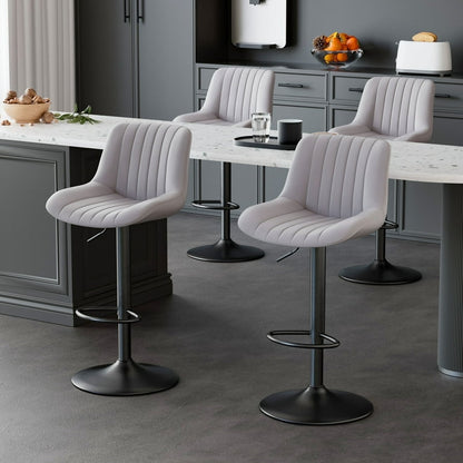 Swivel Counter Height Bar Chairs with Back