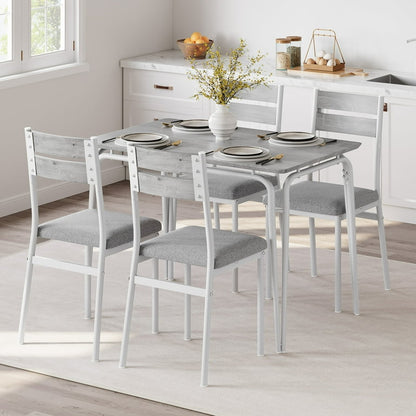 5 Piece Kitchen & Dining Room Sets for Small Space,Apartment