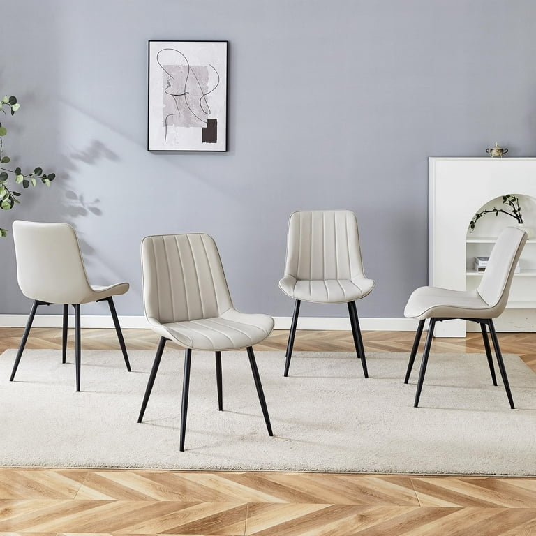 Cushioned Kitchen Side Chairs for Dining Room or Living Room