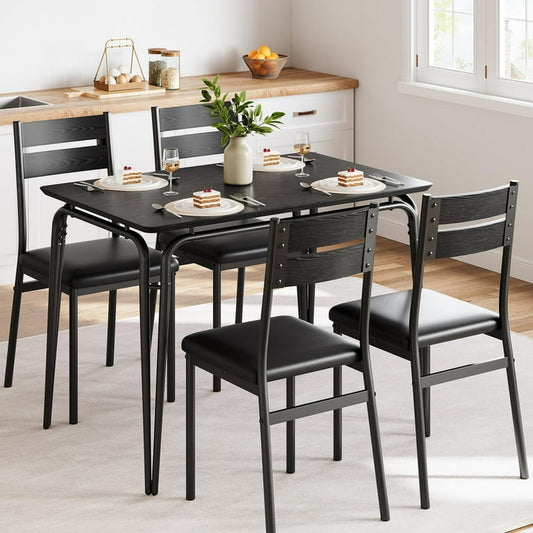 5 Piece Kitchen & Dining Room Sets for Small Space,Apartment