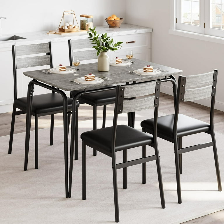 5 Piece Kitchen & Dining Room Sets for Small Space,Apartment
