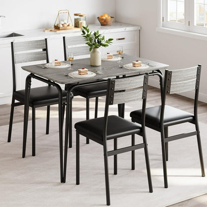 5 Piece Kitchen & Dining Room Sets for Small Space,Apartment