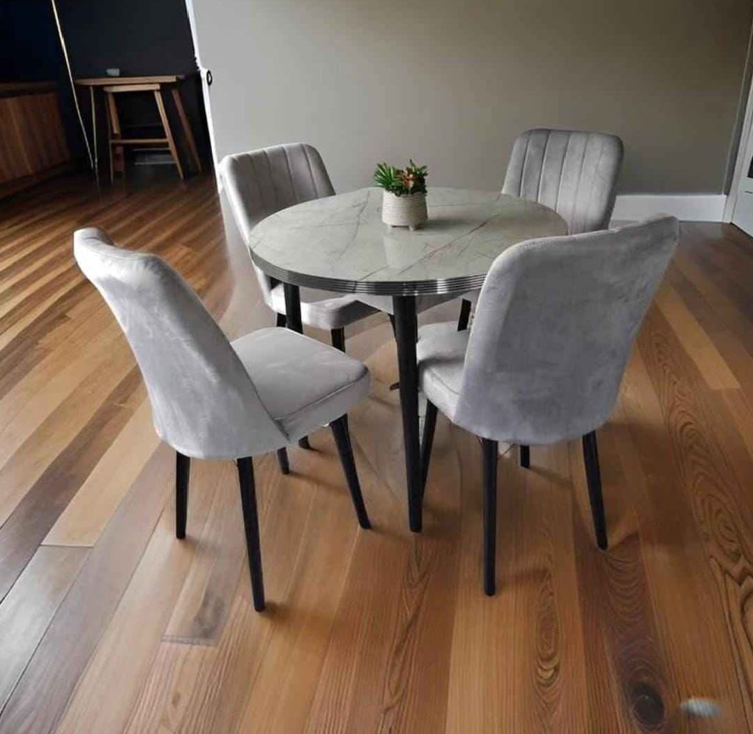 Dining table and chairs