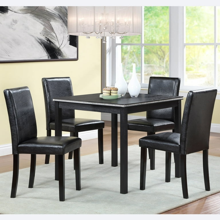Dinner Table with Padded Chairs for Home Kitchen