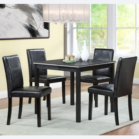 Dinner Table with Padded Chairs for Home Kitchen